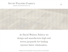 Tablet Screenshot of davidwalters.co.uk